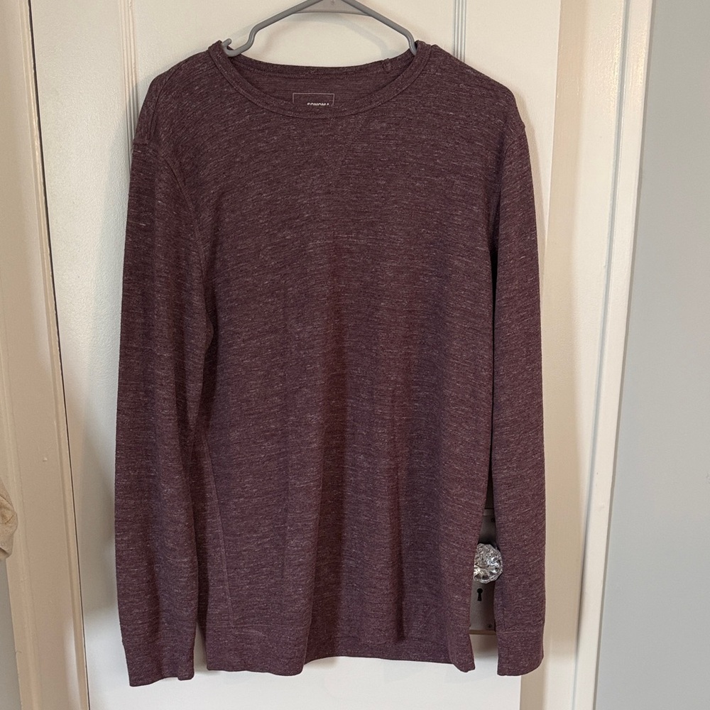 Men's Maroon Sweater/Long Sleeve Shirt